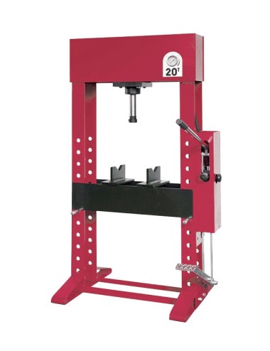 Hydraulische Werkplaatspers 20T Met Mobiele Zuiger En Voetbediening